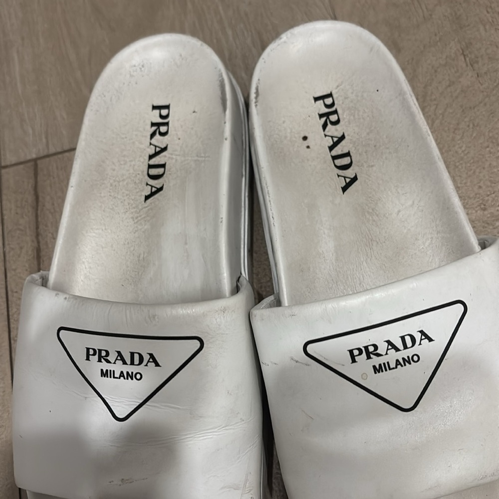 Prada Leather leather slide Size 38.5 - Picture 8 of 8